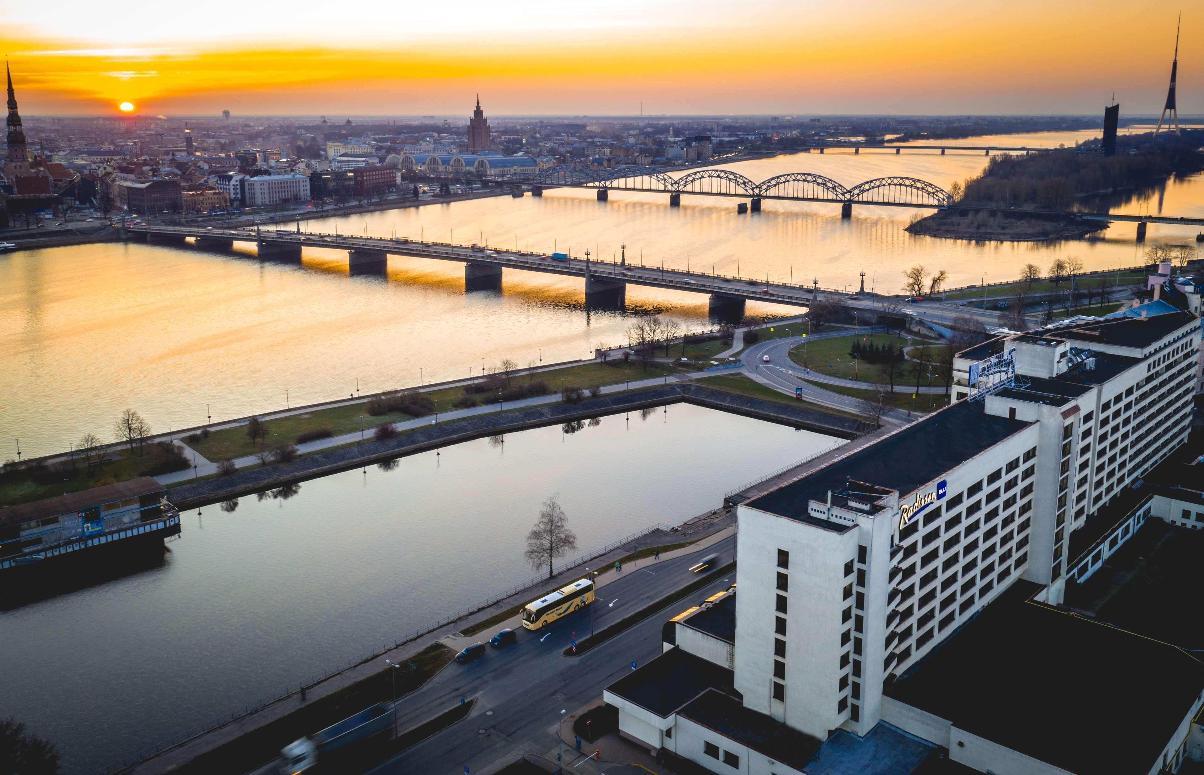 Radisson Blu Hotel & Spa, Daugava Riga Exterior foto